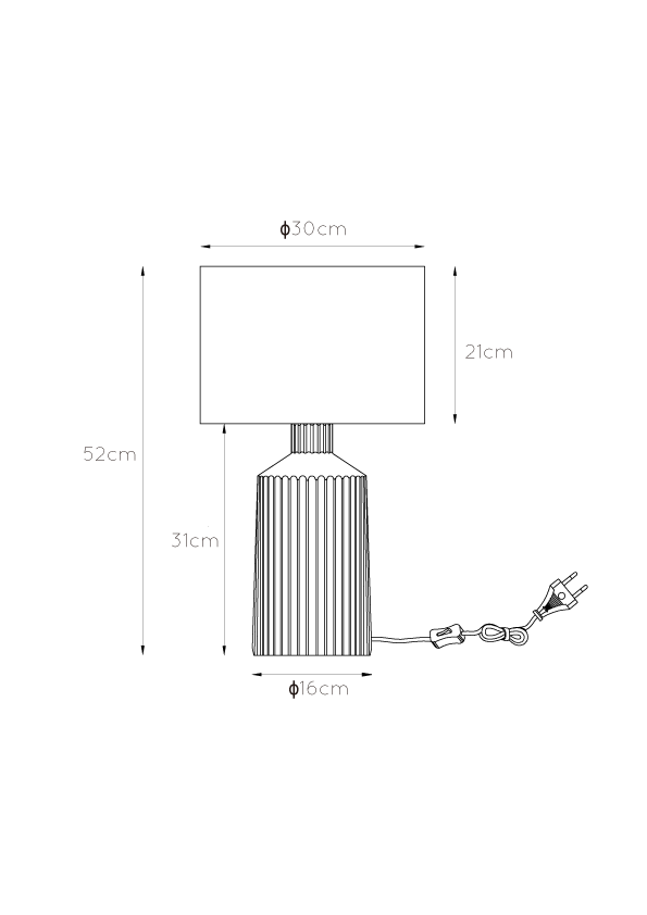 by fonQ Pillar Tafellamp