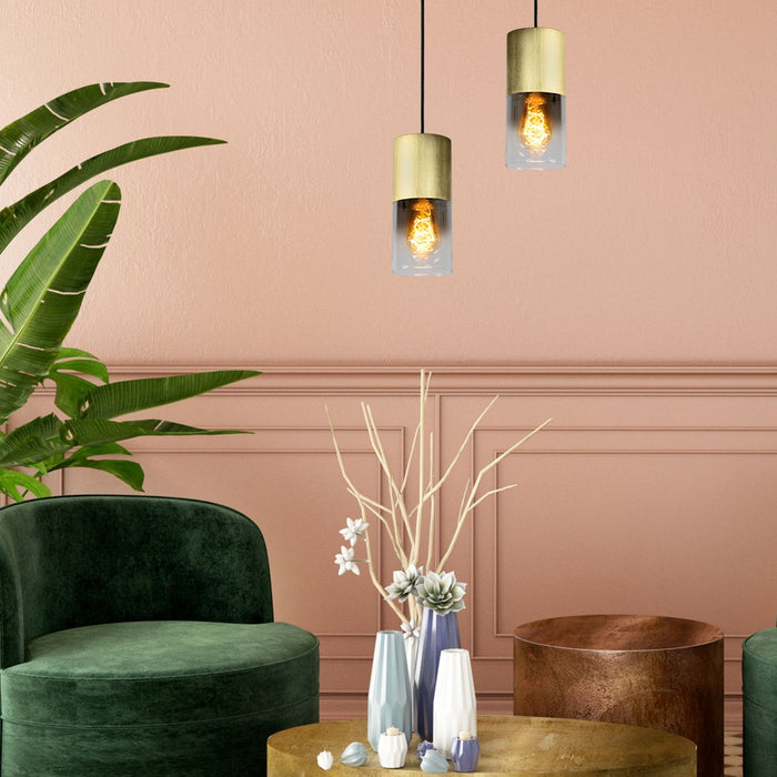 Lucide ZINO Hanglamp 1xE27 - Mat Goud | Messing