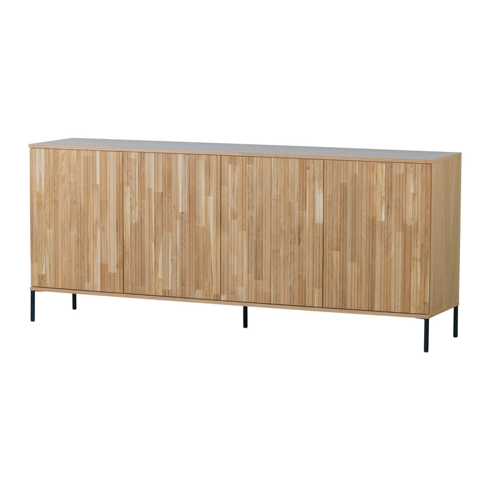WOOOD New Gravure Dressoir B 200 cm - Eiken - Naturel