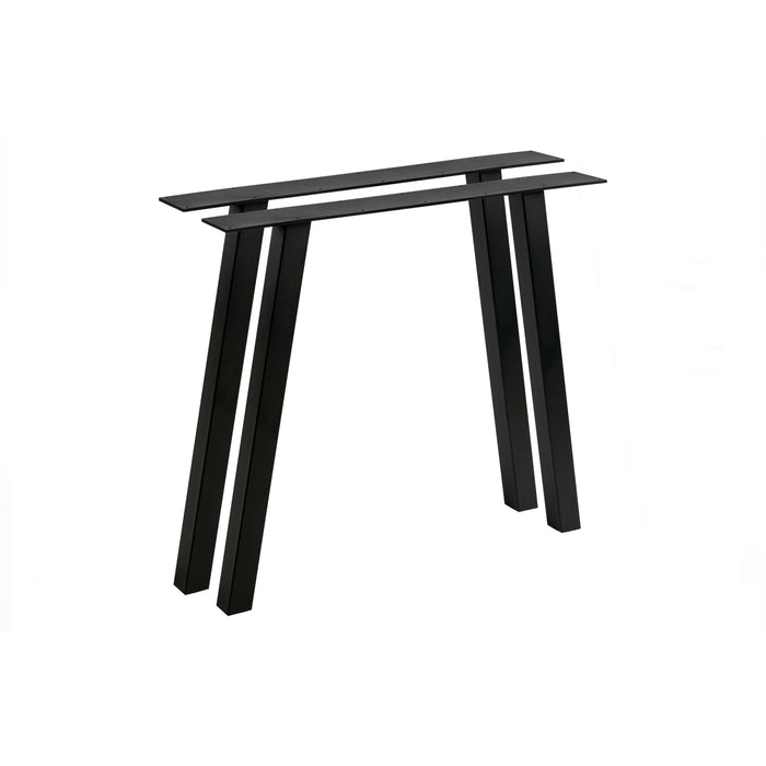 WOOOD Tablo A-Poten - Metaal - Zwart - 72x10x79 - Set van 2