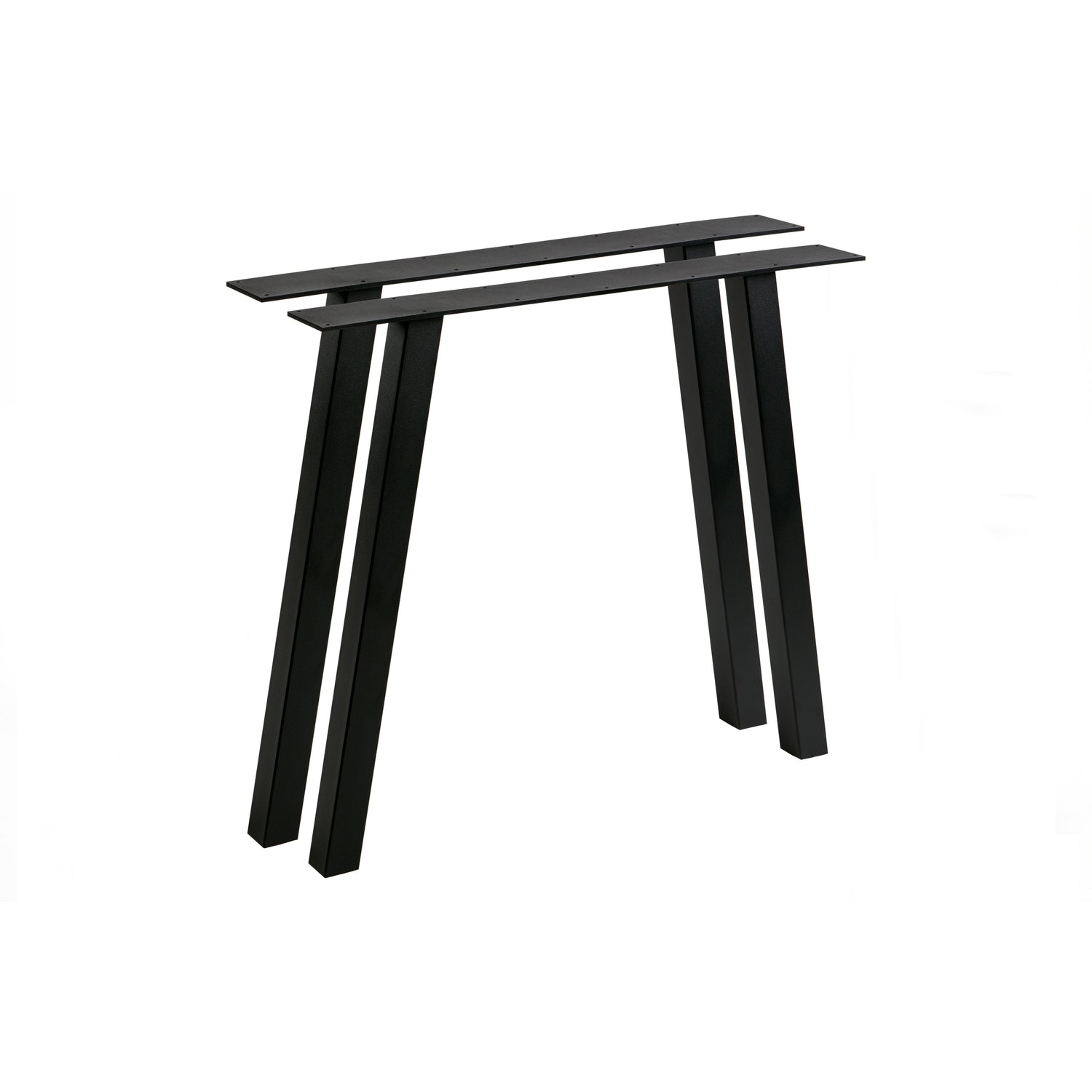 WOOOD Tablo A-Poten - Metaal - Zwart - 72x10x79 - Set van 2