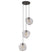 D - Hoyz - Hanglamp Rock Clear - 3 Lampen - Getrapt - Industrieel