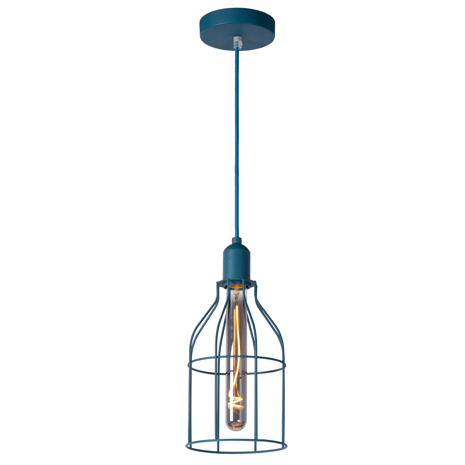 Lucide POLA Hanglamp - Blauw