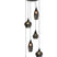 Highlight Hanglamp Cambio Black & Smoke  6 Lichts