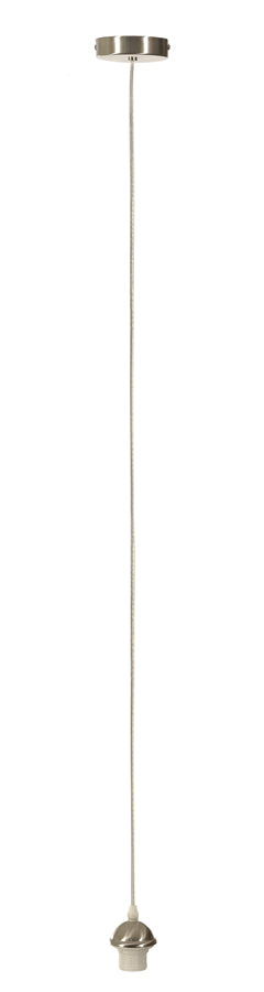 D - Light & Living - Hanglamp  - 10x10x110 - Zilver