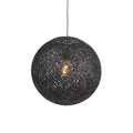 QAZQA Design hanglamp zwart bol 45cm - Corda