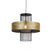 QAZQA Design hanglamp goud met zwart 50 cm - Tess