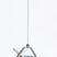Het Lichtlab No.5 hanglamp koplamp aqua geschuurd