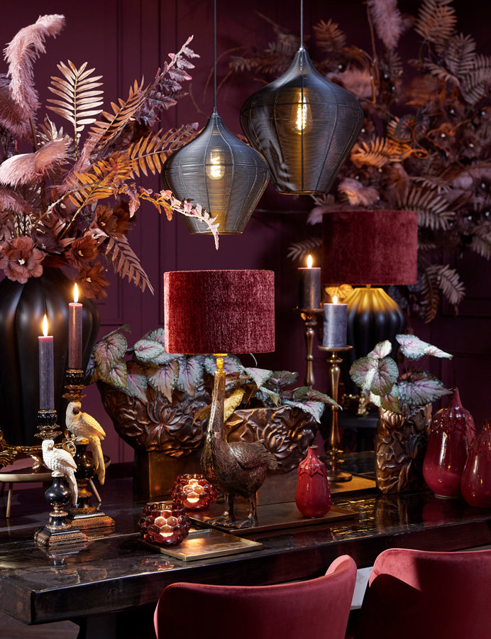 Light & Living Hanglamp Alvaro - Zwart - Ø36cm