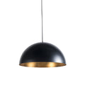 QAZQA Industriële hanglamp zwart met goud 50 cm - Magna Eco