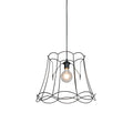 QAZQA Retro hanglamp zwart 45 cm - Granny Frame