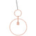 Light & Living - Hanglamp Dorina - 30x4x45 - Roze