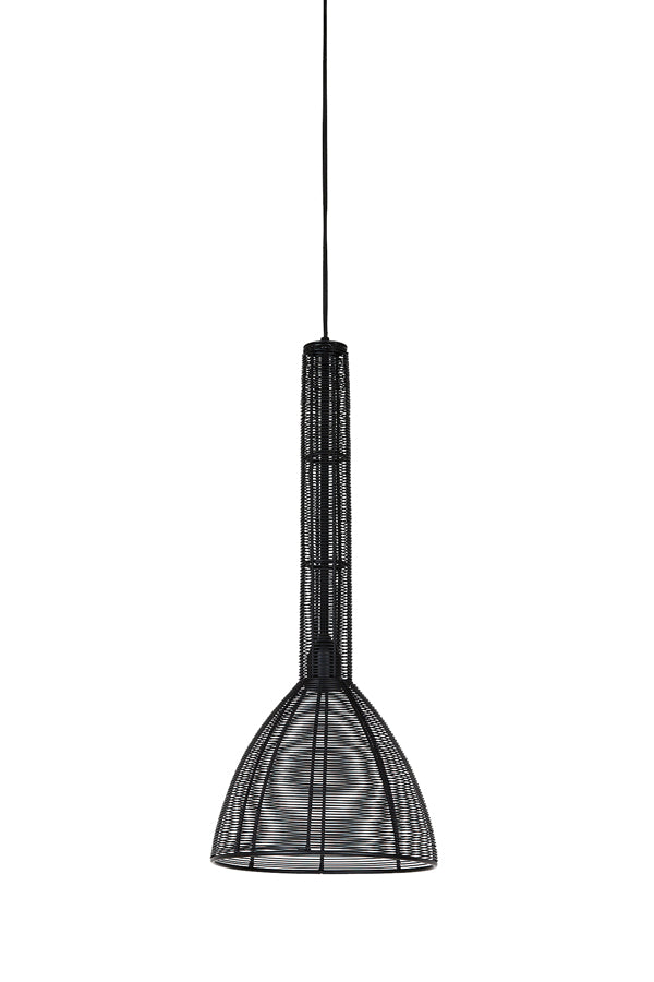 D - Light & Living - Hanglamp TARTU - Ø14x60cm - Zwart