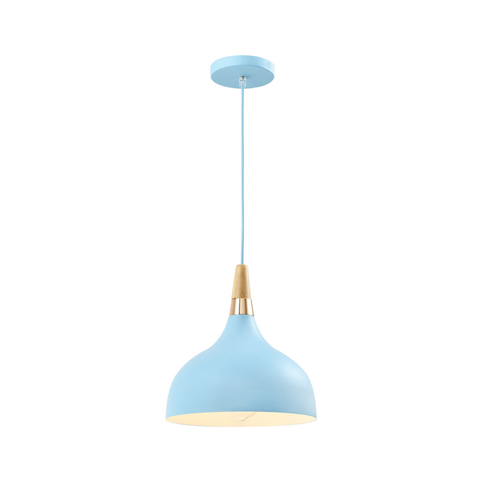 QUVIO Hanglamp rond blauw - QUV5136L-BLUE
