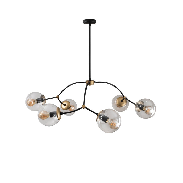 KOBO Living Hanglamp Kromozom Black and Transp