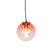 QAZQA Art deco hanglamp messing met roze glas 20 cm - Pallon