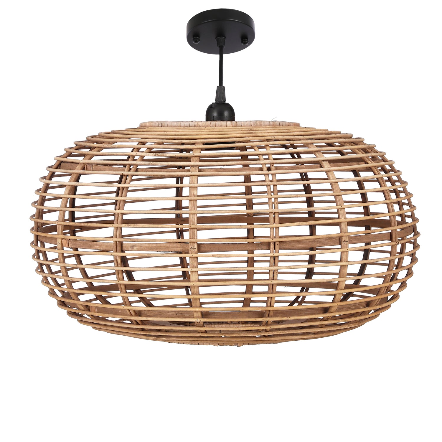 Mica Decorations Page Hanglamp - Ø49 cm - Bamboe - Bruin