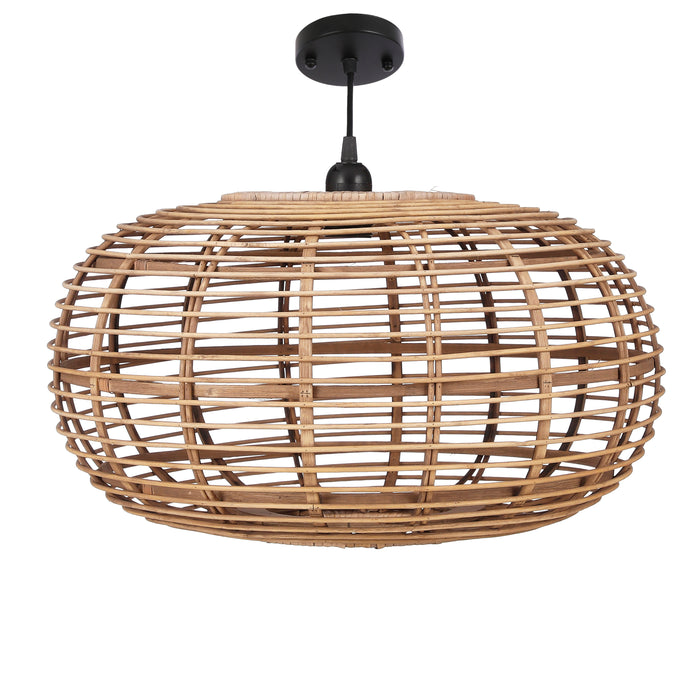 Mica Decorations Page Hanglamp - Ø49 cm - Bamboe - Bruin