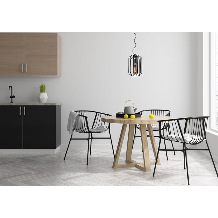 Lucide FERN Hanglamp - Zwart