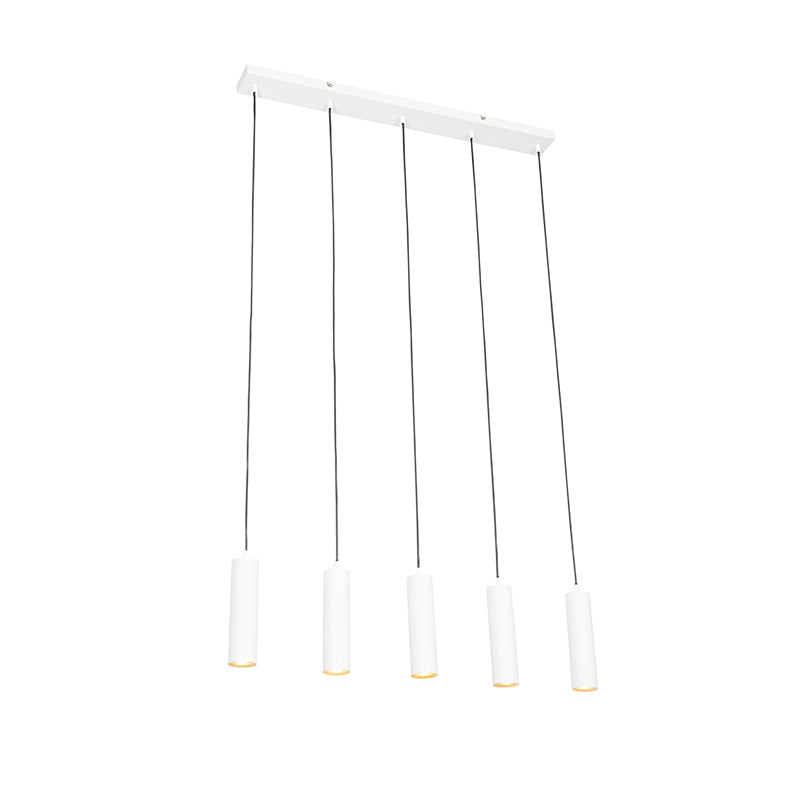 QAZQA Hanglamp jeana - Wit - Modern - L 800mm