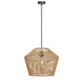 Light & Living Hanglamp Caspian - Bruin|Zwart - Ø40cm