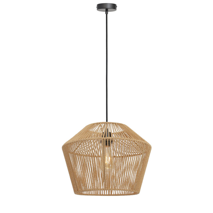 Light & Living Hanglamp Caspian - Bruin|Zwart - Ø40cm