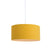 QAZQA Hanglamp wit met gele kap 50 cm - Combi 1