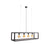 QAZQA Industriële hanglamp zwart 4-lichts - Big Cage