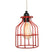 Lichtlab No. 15 Hanglamp Rood
