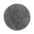 Tapeso Rond hoogpolig vloerkleed - Cozy Shaggy - grijs - 160 cm