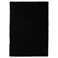 Tapeso Hoogpolig vloerkleed shaggy Trend effen - zwart - 120x170 cm