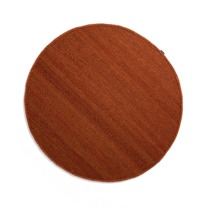 Nordic Weavers Rond wollen vloerkleed Lett - cognac - 120 cm