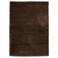 Tapeso Hoogpolig vloerkleed - Cozy Shaggy - bruin - 280x380 cm