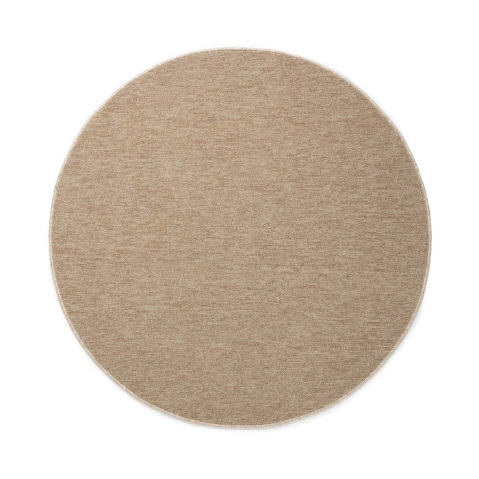 Tapeso Rond vloerkleed Lush - beige - 240 cm