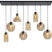 Highlight Hanglamp Fantasy Amber 8 Lichts