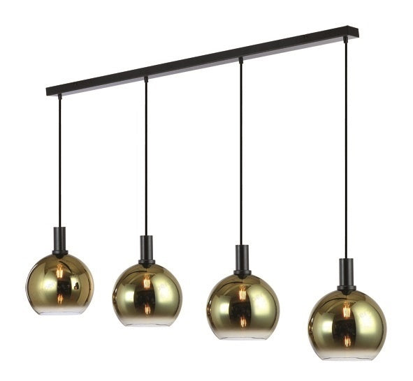 Freelight Gradiente -  Hanglamp - 4 x 20cm - Goud - Zwart