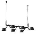 Bolt 6 hanglamp Smokey Black