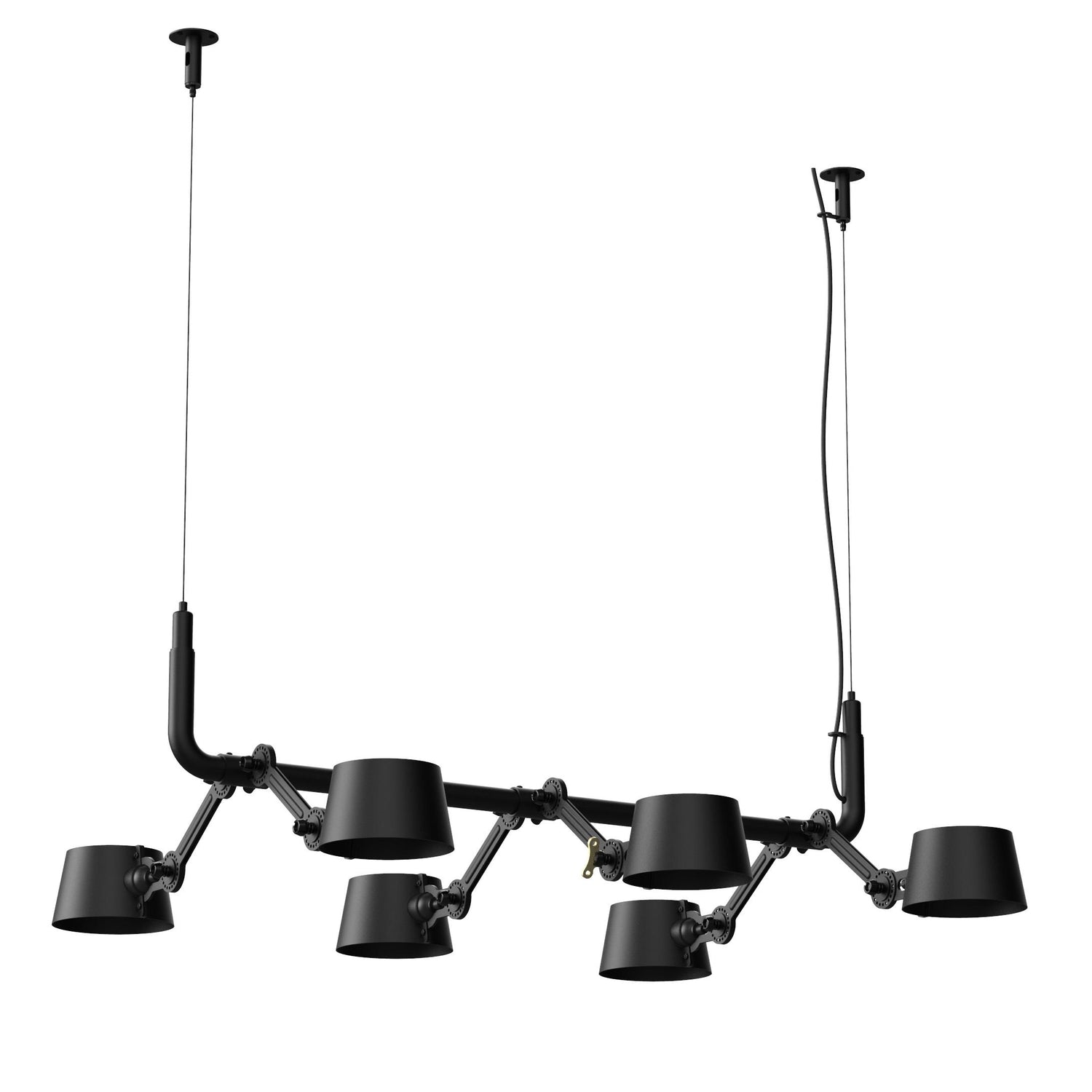 Bolt 6 hanglamp Smokey Black