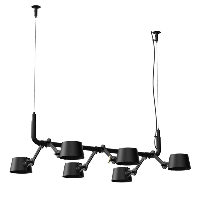 Bolt 6 hanglamp Smokey Black