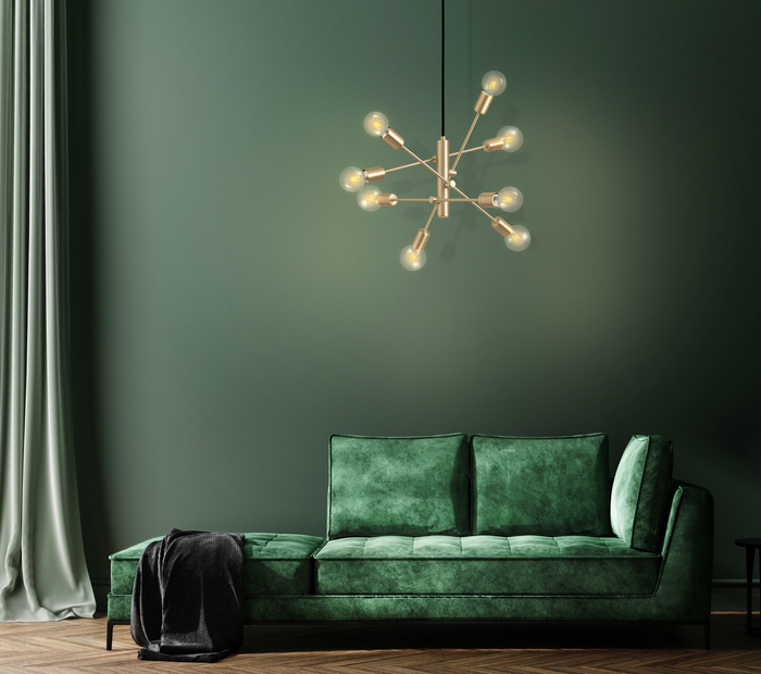 EGLO Gradoli 1 Hanglamp - E27 - Ø 71 cm - Goud