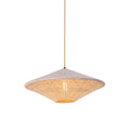 QAZQA Hanglamp frills - Beige - Landelijk | Rustiek - D 600mm