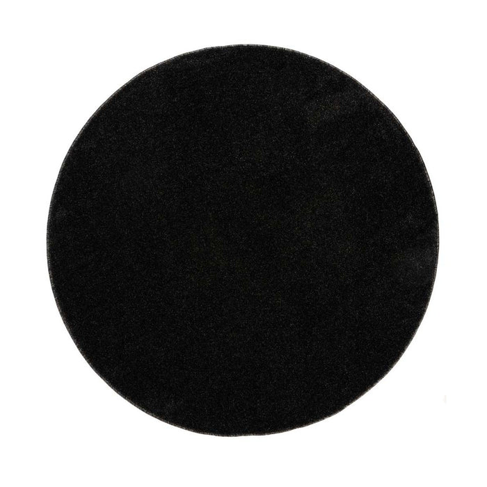 Tapeso Rond vloerkleed Fine - antraciet - 300 cm