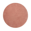 Tapeso Rond vloerkleed Fine - roze - 80 cm