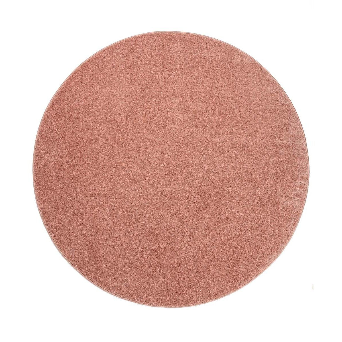 Tapeso Rond vloerkleed Fine - roze - 80 cm