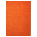 Tapeso Hoogpolig vloerkleed shaggy Trend effen - oranje - 60x110 cm