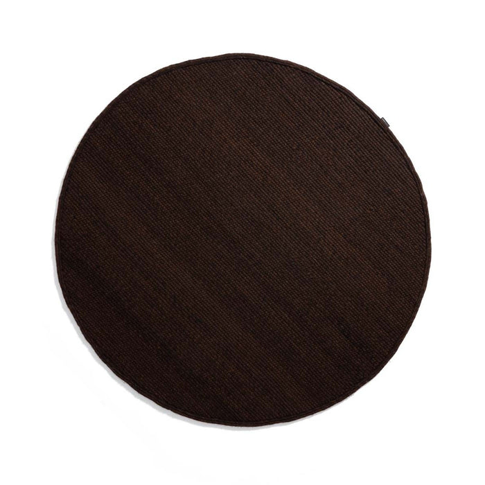 Nordic Weavers Rond wollen vloerkleed Lett - cacao - 120 cm
