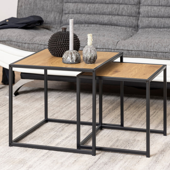 MOOS Jaxon Salontafel - Set van 2 - Bruin