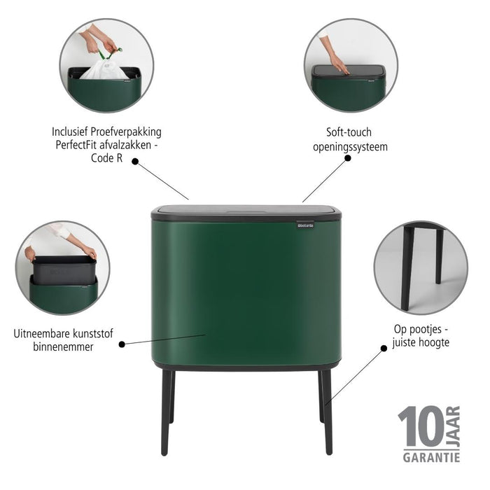 Brabantia Bo Touch Bin Afvalemmer 36 Liter