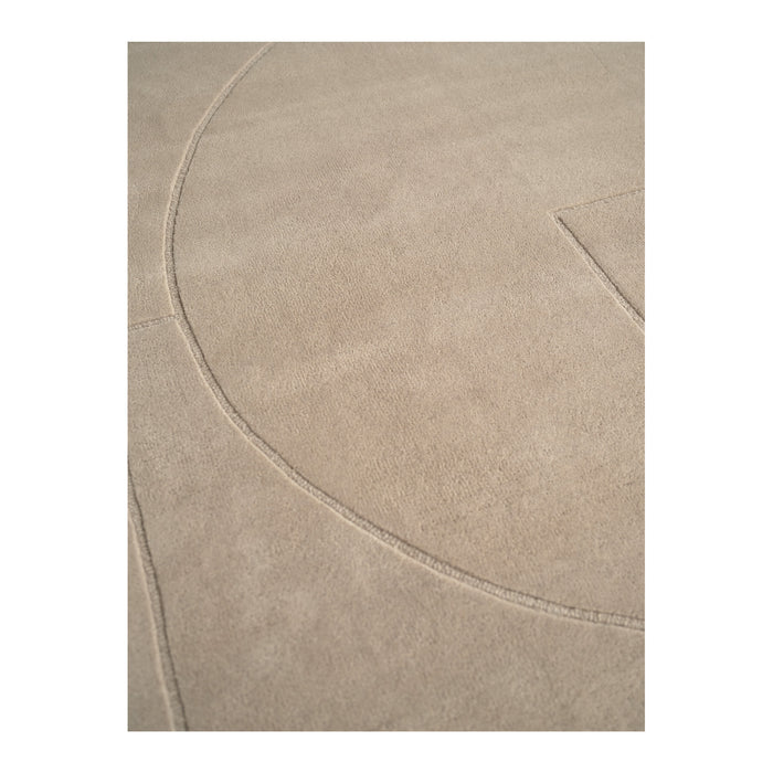 Linie Design Lineal Poem Vloerkleed 170 x 240 cm - Beige