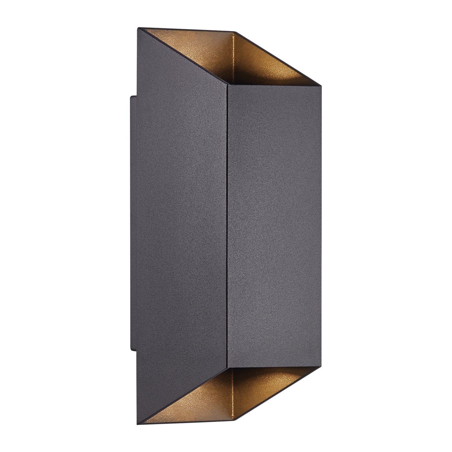 Nordlux Nico Wandlamp - Square H 23,5 cm - Zwart